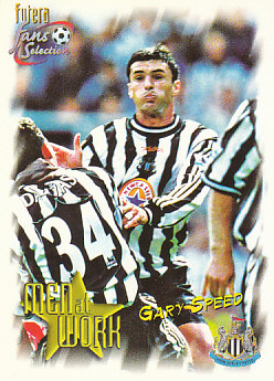 Gary Speed Newcastle United 1999 Futera Fans' Selection #91